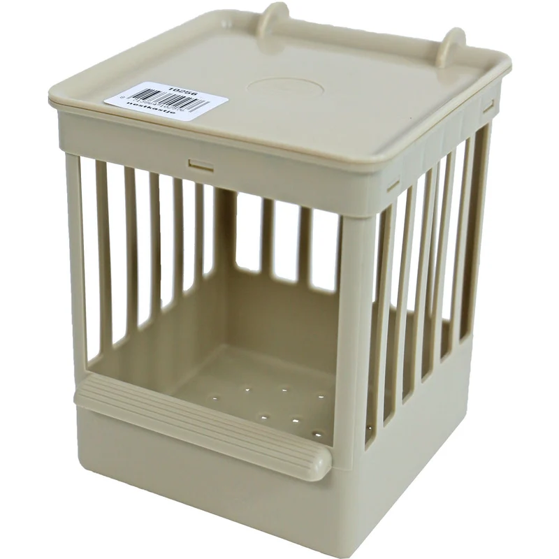 Boîte treillis plastique beige