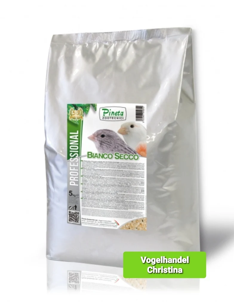 Bianco Secco 5kg (Pâtée aux oeufs sèche) - Pineta Zootecnisi
