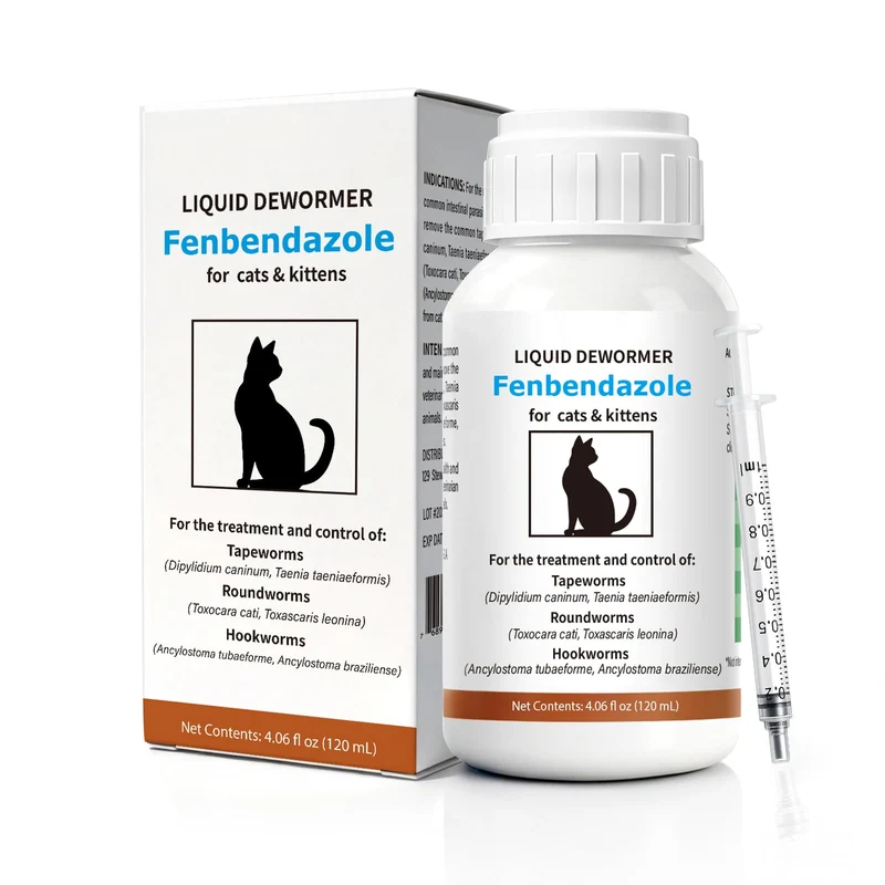 Totoketty Vermifuge pour Chats – Fenbendazole contre Ténias, Vers Ronds et Ankylostomes