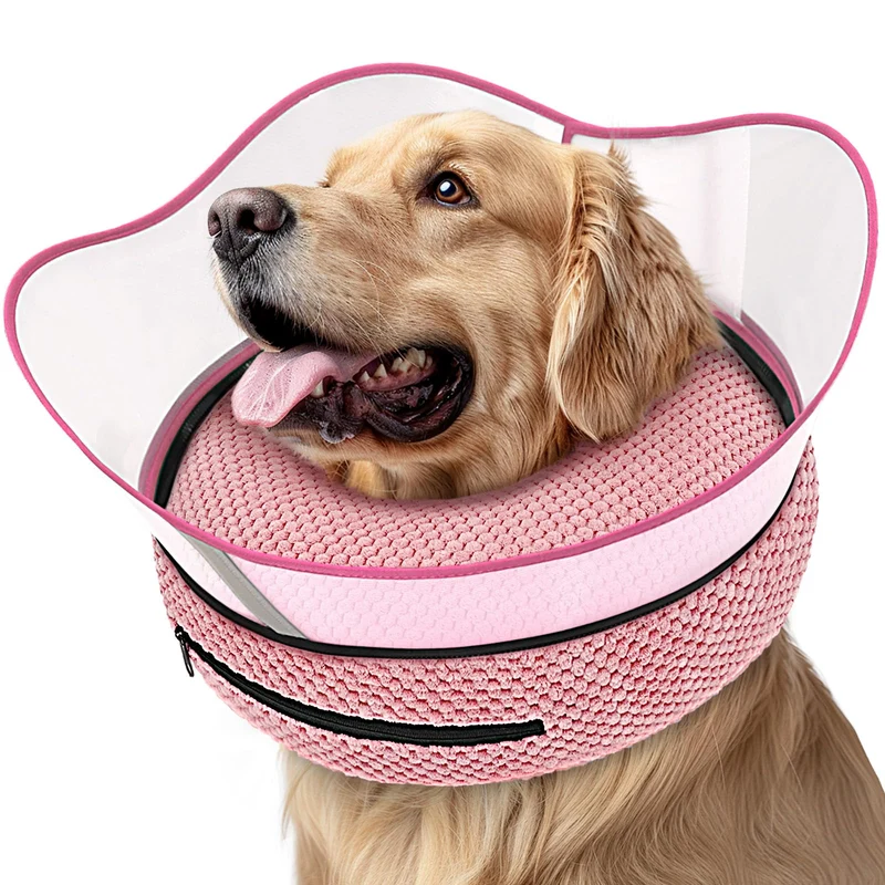 Supet Collier Donut Gonflable pour Chien – Après Chirurgie, Confort et Sécurité