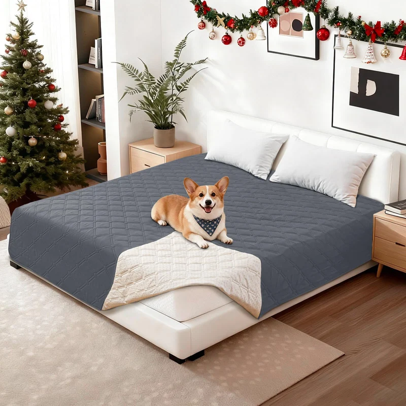 CYCMACO Housse de canapé imperméable pour animaux (82 x 102 po) – anti-derapante, lavable