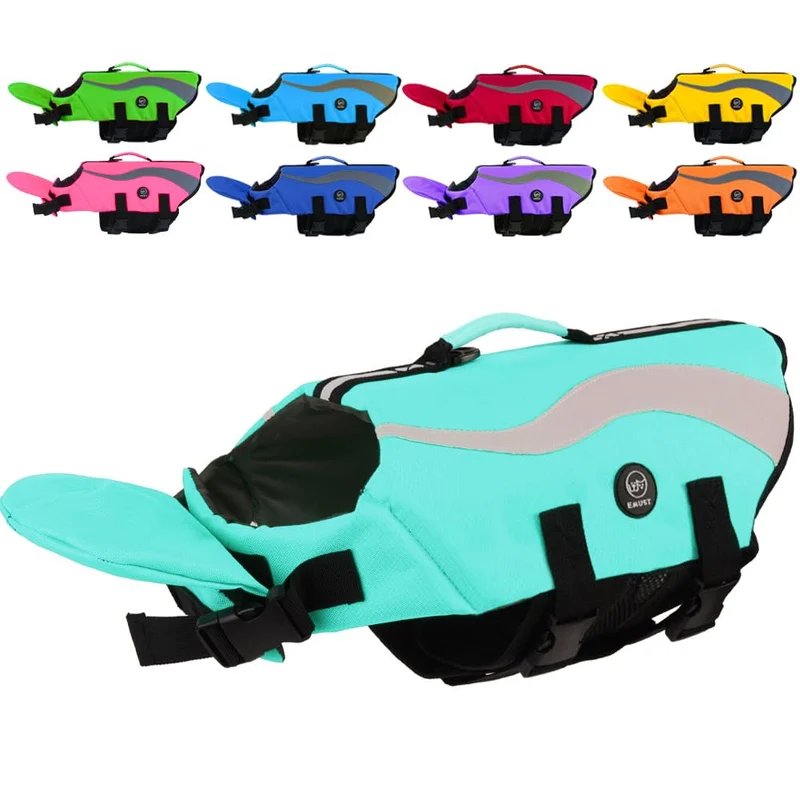 EMUST Gilets de Sauvetage pour Chiens – Léger, Tailles XS-2XL, Turquoise