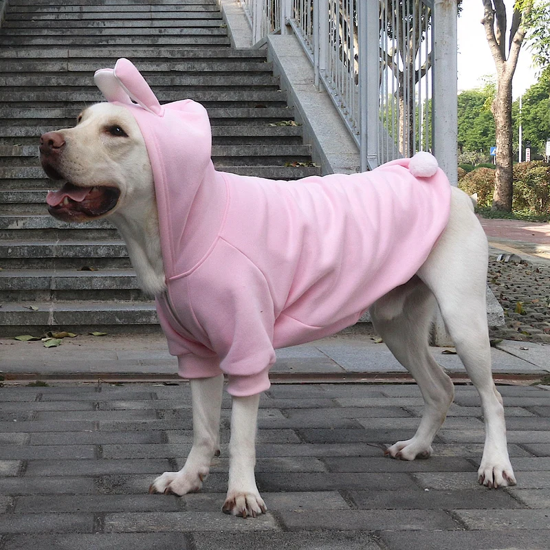 ARUNNERS Costume Lapin pour Chien 6XL Rose – Grandes Race (Rottweiler, Cane Corso)