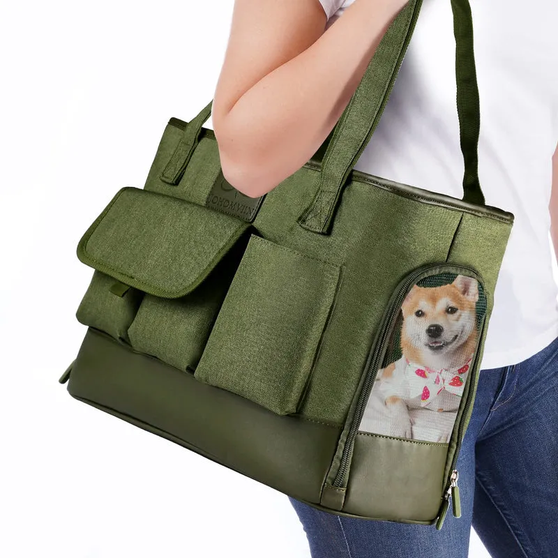Johomviin Sac de Transport pour Petit Chien et Chat — Porteur Pliable et Imperméable