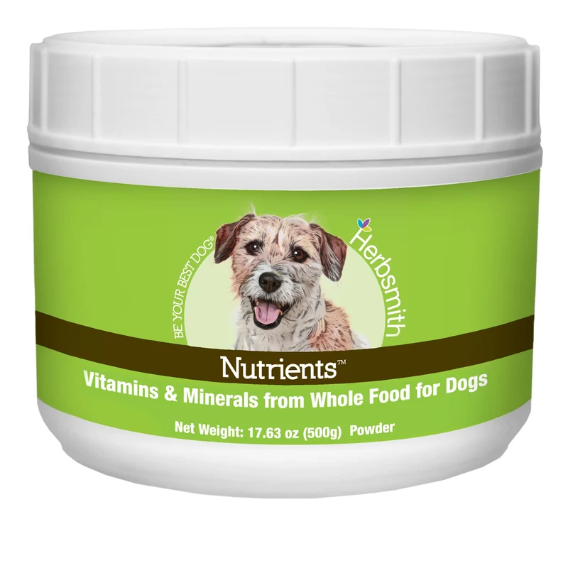 Herbsmith Nutrients Superfood – Multivitamine pour chiens à base de fruits et légumes entiers | 17,63 oz