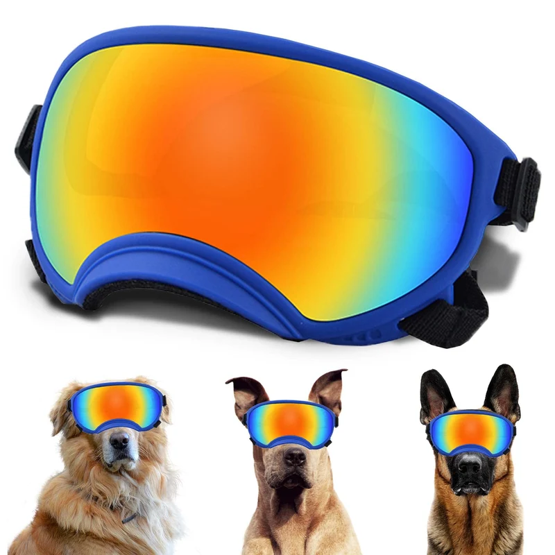 Lunettes pour grand chien NICERINC PET – Protection UV, sangle ajustable et confort