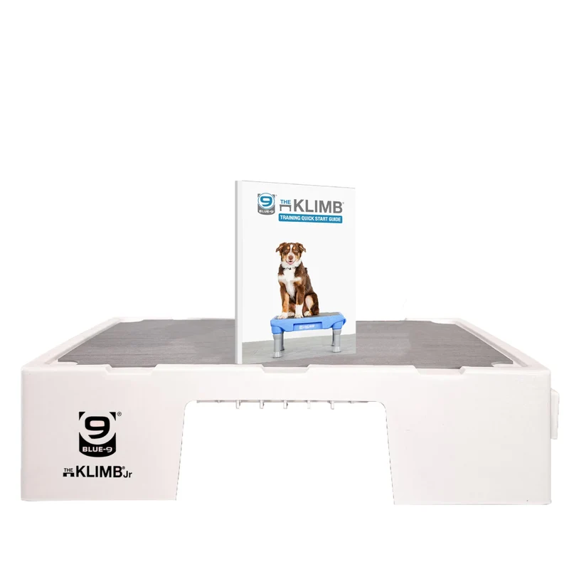 Blue-9 KLIMB Jr. — Plateforme d’entraînement pour chien, fabriquée aux États‑Unis, blanche