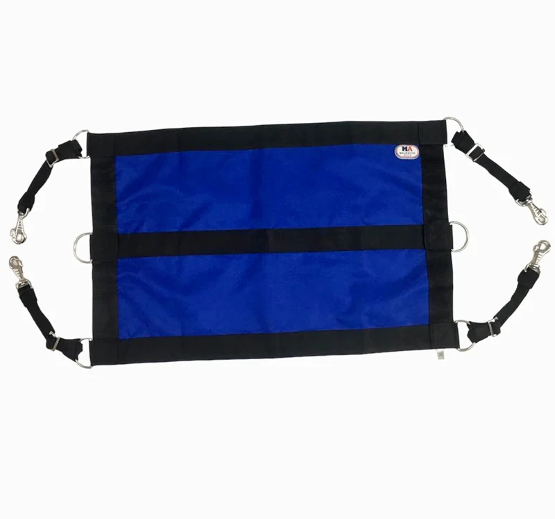 Majestic Ally 1200D Barrière de Box 29x19 – Sangles et Attaches Remplaçables (Bleu Royal / Noir)