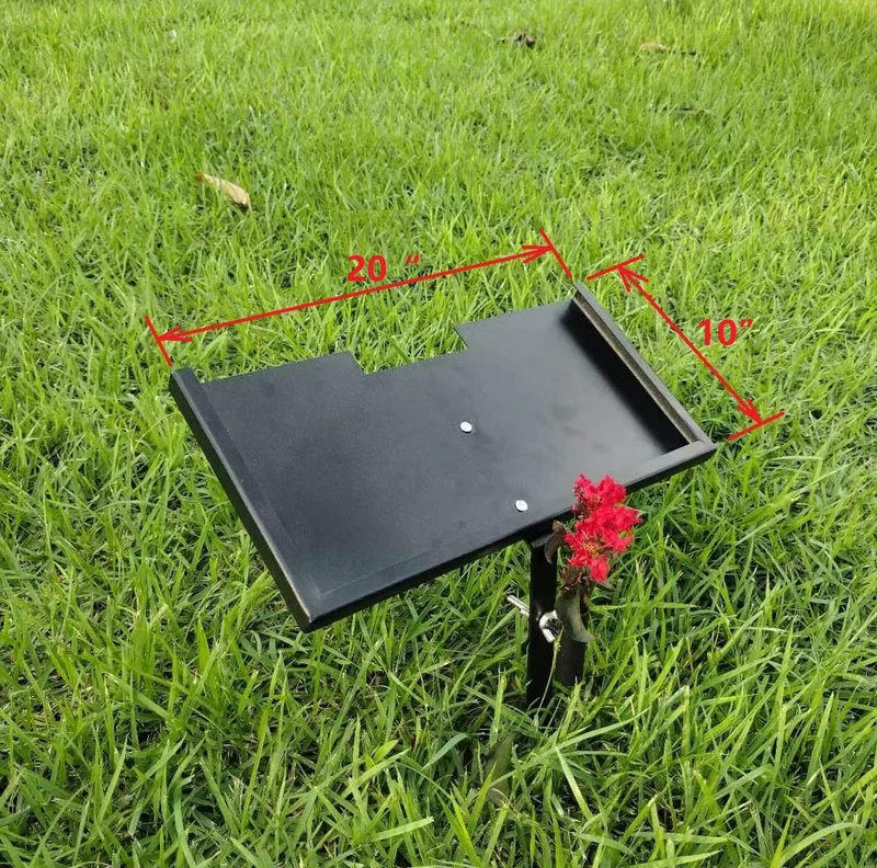 SHINCEL Support Plaque Tombale 20×10 – Socle Résistant pour Tombe et Mémorial