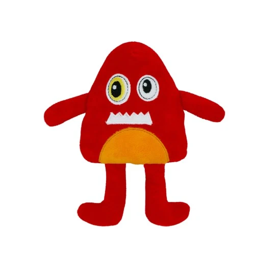 Bud'z Jouet en peluche - Monstre à l'oeil globuleux "Léon" - Rouge