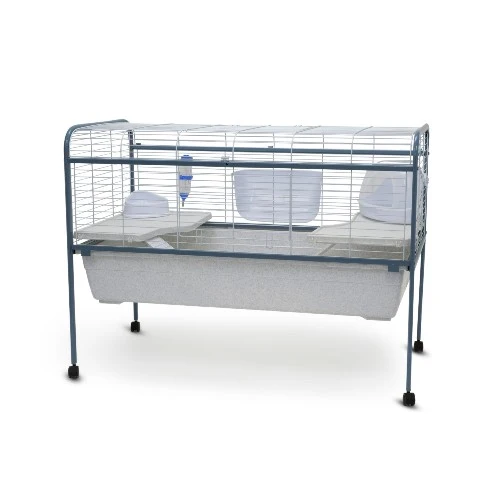 Cage Halesia pour rongeur sur roulettes
