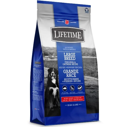 Nourriture Trouw Nutrition Lifetime pour grande race - Poisson / avoine 11.4 kg