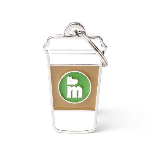 Médaille pour chien collection Food, Verre de café