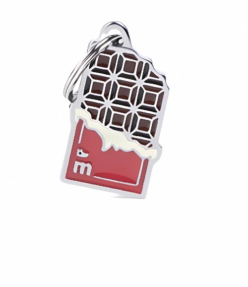 Médaille pour chien collection Food, Chocolat