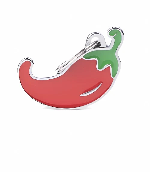 Médaille pour chien collection Food, Piment Chili