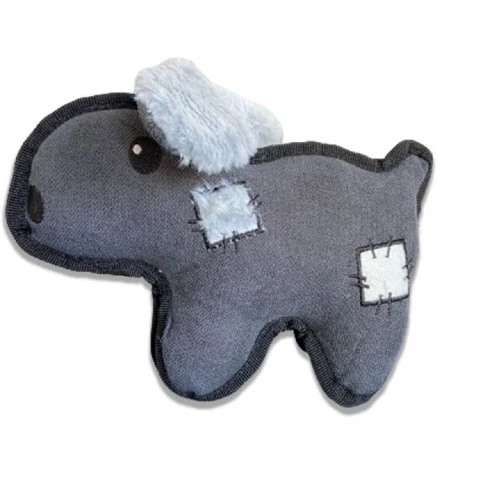 Bud'z Jouet en peluche Patchs - Lapin - Gris