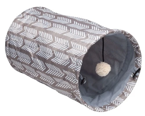 Bud'z Jouet pour chat - Tunnel gris