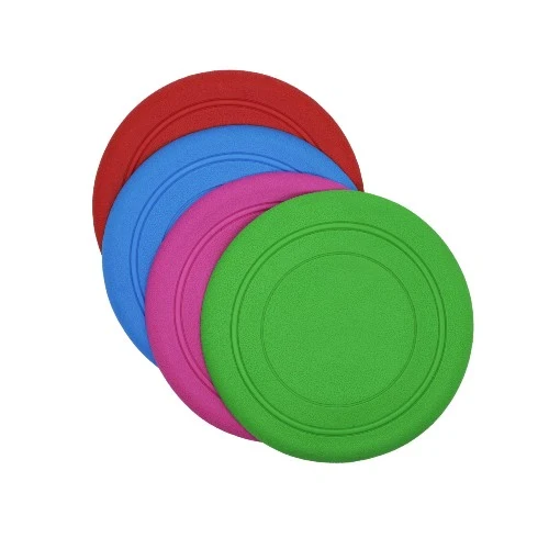 Bud'z Jouet en caoutchouc pour chien - Disque volant tordant - Couleurs assorties
