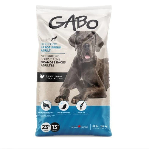 Gabo nourriture pour chien de grande race au poulet