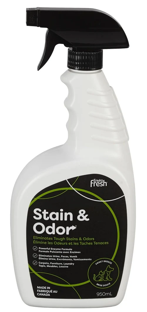 Envirofresh éliminateur d'odeurs et de taches tenaces - Brise douce 950 ml