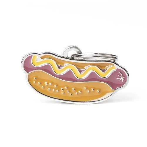 Médaille pour chien collection Food, Hot Dog
