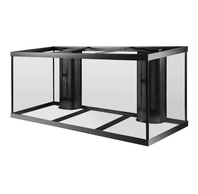 Aquarium pré-percé - avec 2 Overflows noirs - 210 gal