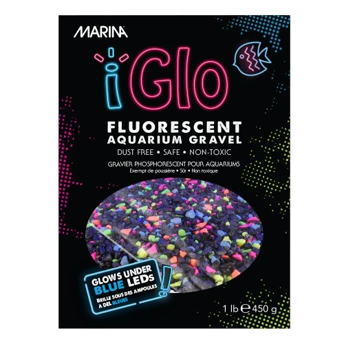 Gravier galactique fluorescent iGlo Marina - Multicolore