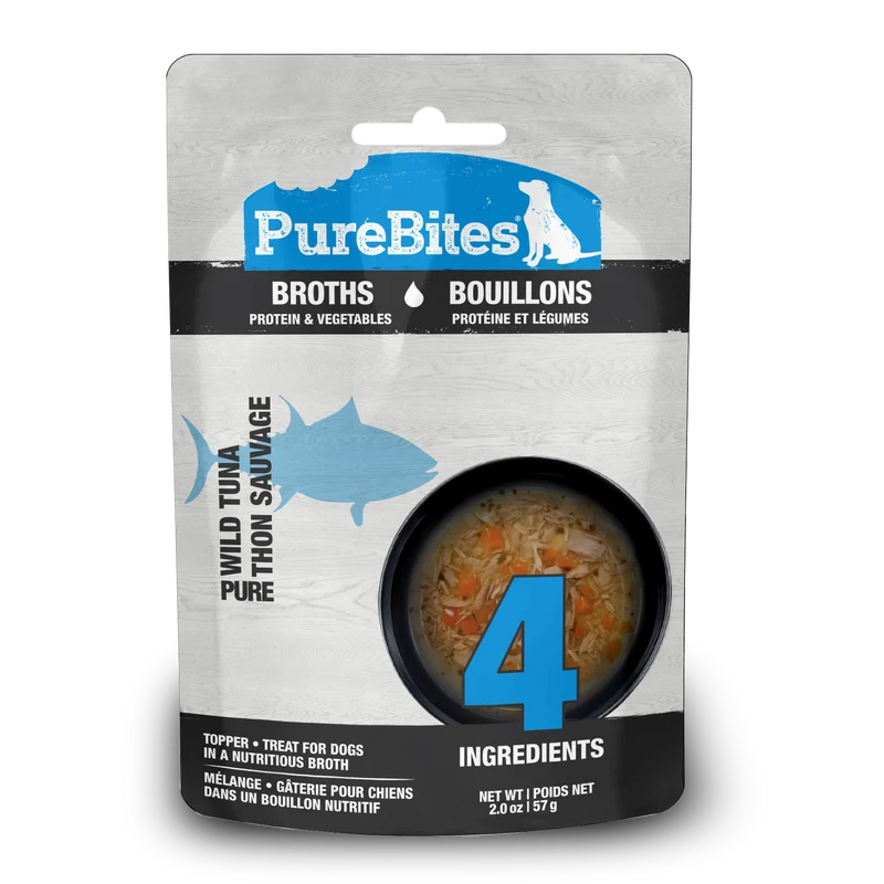 Purebites - Gâteries pour chien thon sauvage dans le bouillon