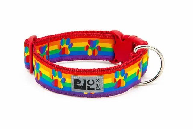 Collier RC Pet pattes - Arc-en-ciel