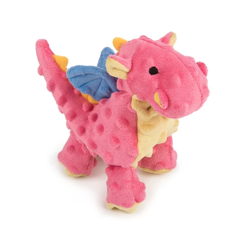 Jouet Go Dog Chew Guard résistant, dragon corail