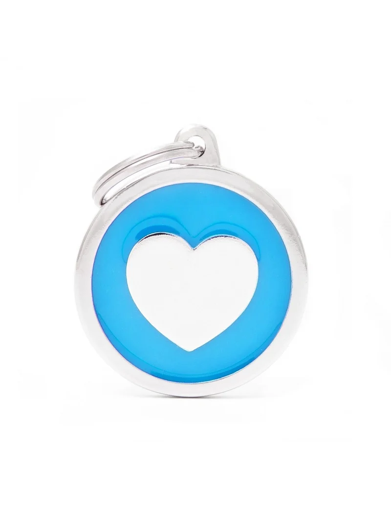 Médaille collection Classic, GRAND ROND BLEU COEUR