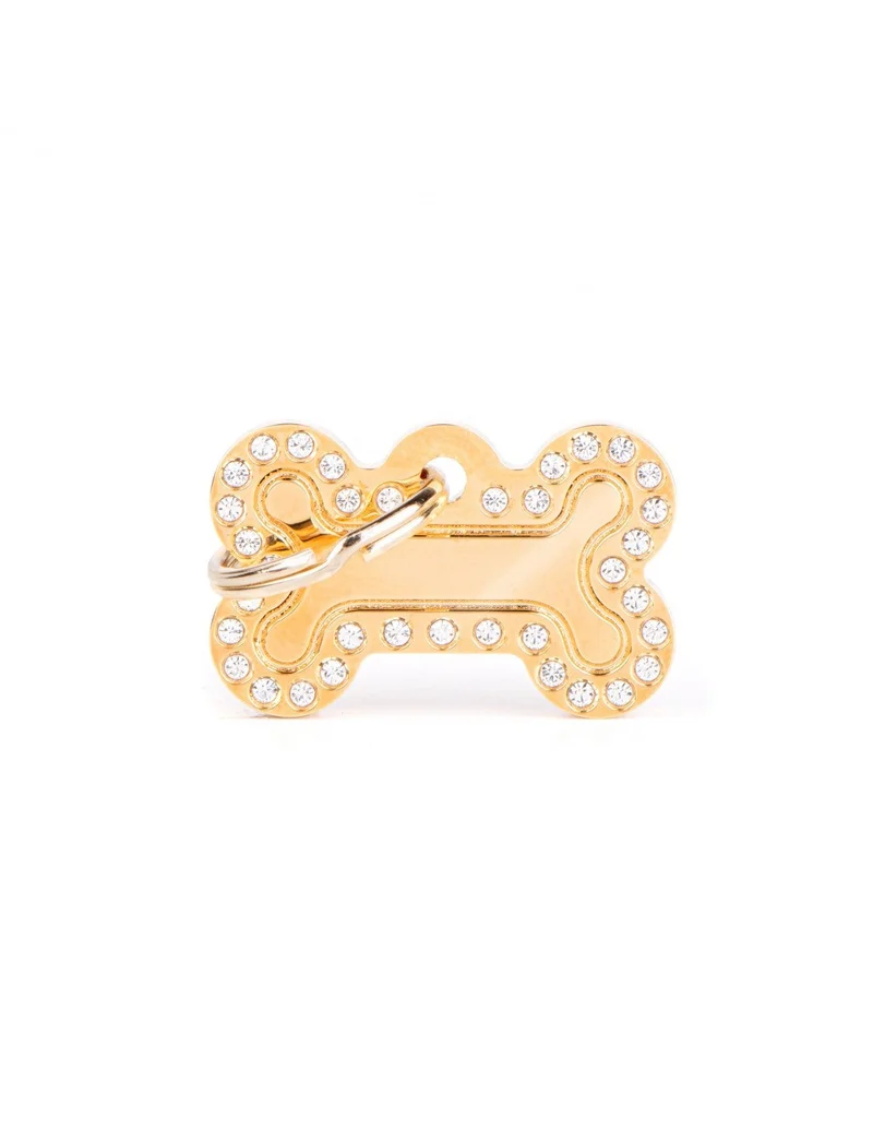 Médaille collection GLAM, "DORÉE STRASS" PETIT