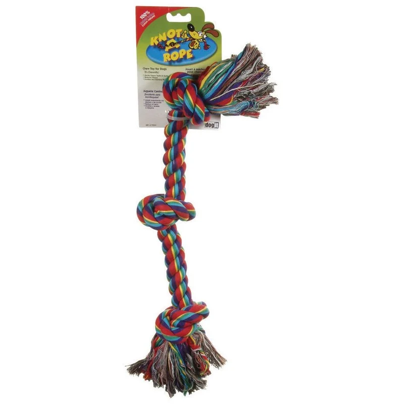 Jouet à tirer Knot-A-Rope Dogit, multicolore