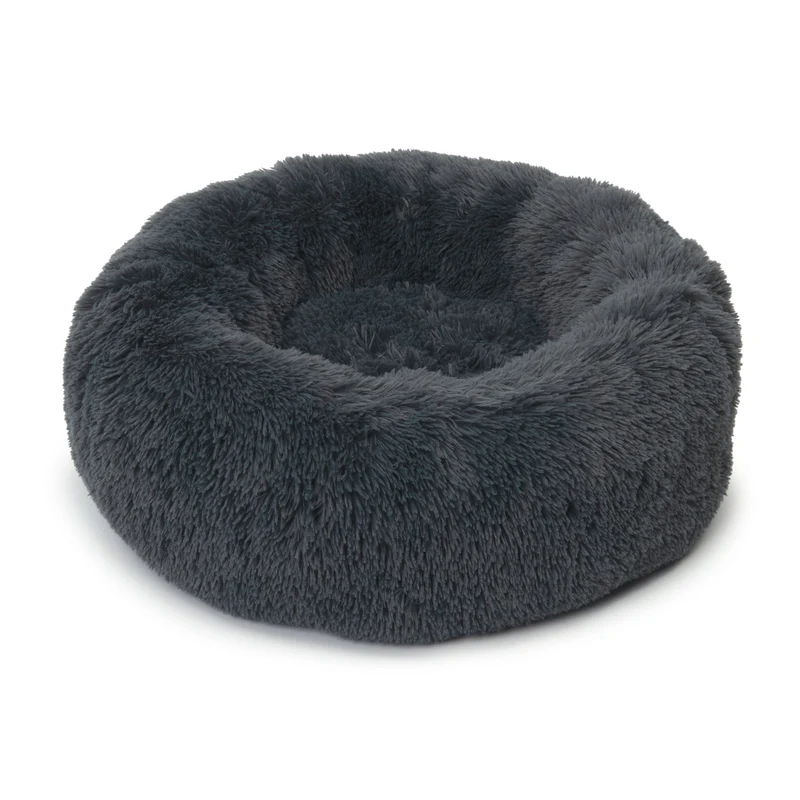 Lit moelleux Catit, gris foncé, diam. 60 cm (20 po)