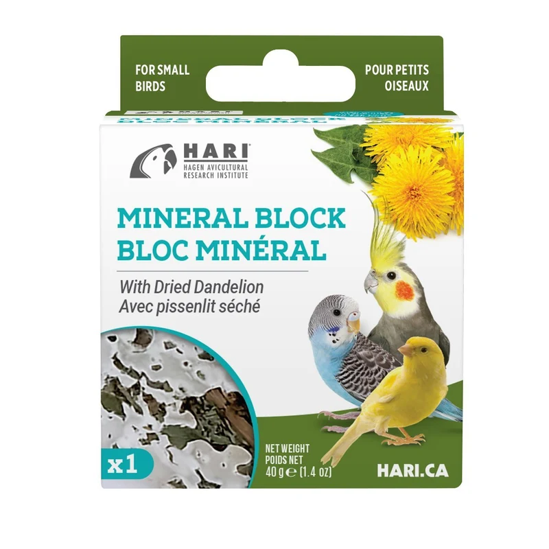 Living World Bloc minéral avec pissenlit séché 40g