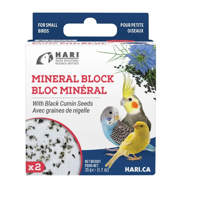 Blocs minéraux HARI - Avec graines de nigelle - 35 gr - Paquet de 2