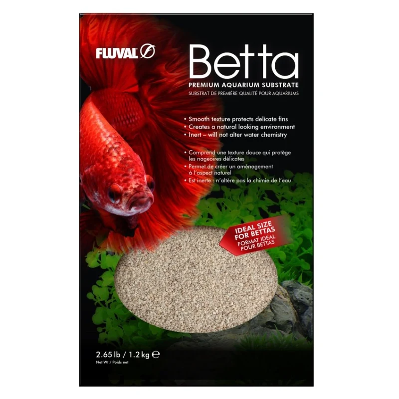 Substrat Fluval Betta, couleur fauve, 1,2 kg (2,65 lb)