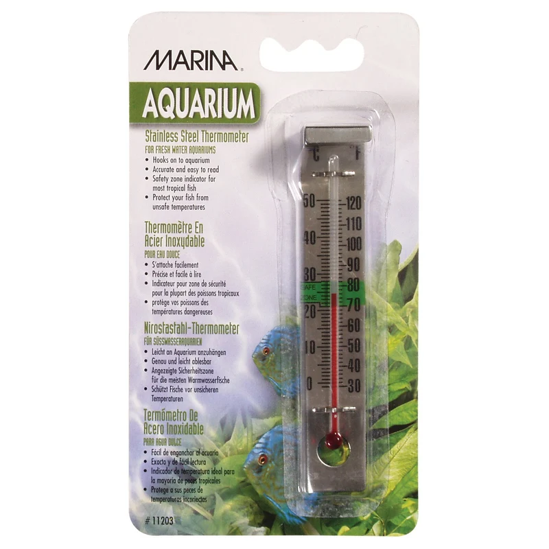 Marina Thermomètre en acier inoxydable Celsius-Fahrenheit