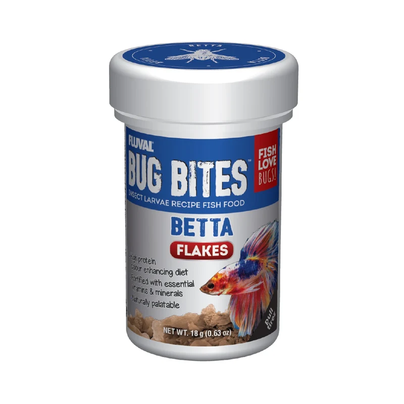 Fluval Bug Bites Flocons pour Bettas - 18 gr (0.6 oz)