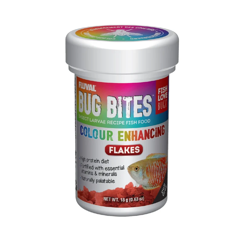 Fluval Bug Bites Flocons rehausseur de couleur