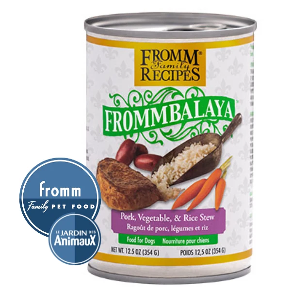Conserve pour chien FROMMBALAYA - RAGOÛT DE PORC, LÉGUMES ET RIZ