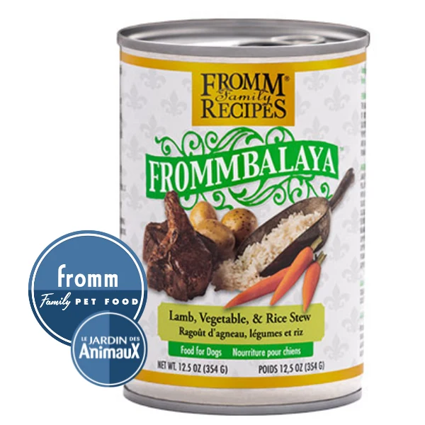 Conserve pour chien FROMMBALAYA - RAGOÛT D'AGNEAU, LÉGUMES ET RIZ