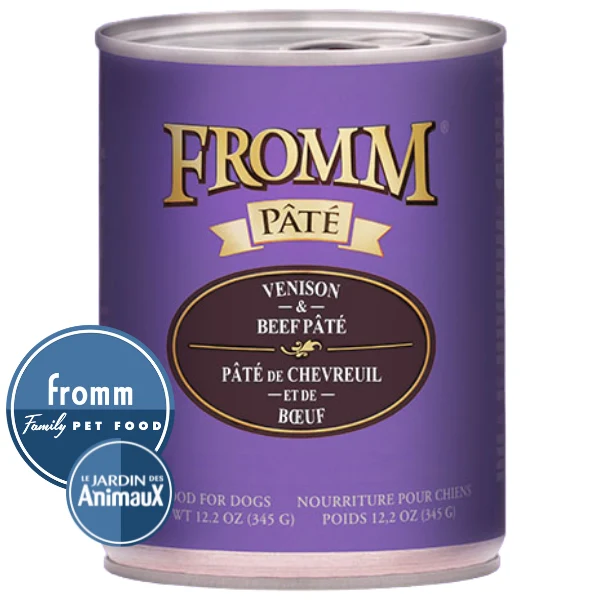 Conserve pour chien FROMM - PÂTÉ DE BOEUF ET CHEVREUIL