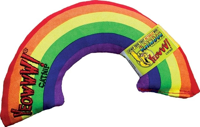 Ducky World - Jouet d'herbe à chat - YEOWWW! Arc-en-ciel