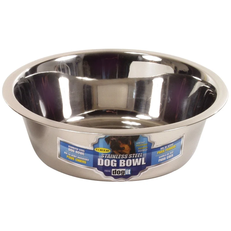 Bol Dogit en acier inoxydable - Très grand - 2 L (67,6 oz liq.)