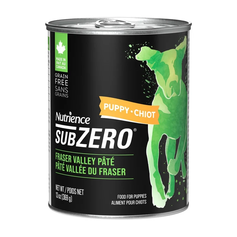 Nourriture en Conserve pour chien Sub Zéro - Pâté Vallée du Fraser - Chiots - 369 gr