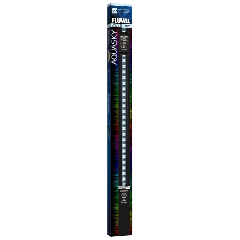 Rampe d’éclairage à DEL Aquasky Fluval avec fonctionnalité Bluetooth, 35 W, 122-153 cm (48-60 po)