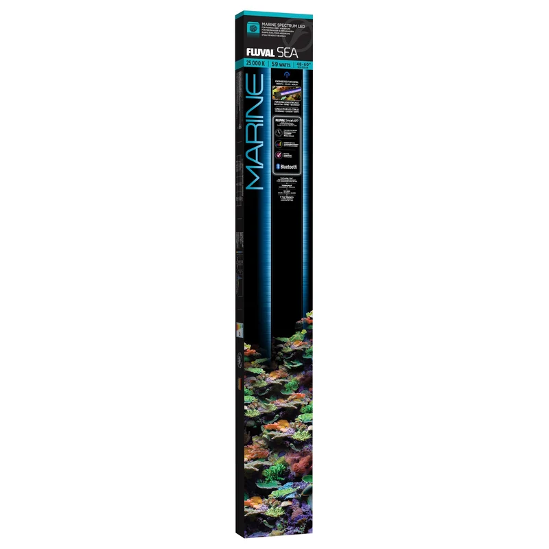 Rampe d’éclairage à DEL Marine Spectrum Fluval Sea, 59 W, 122-153 cm (48-60 po)