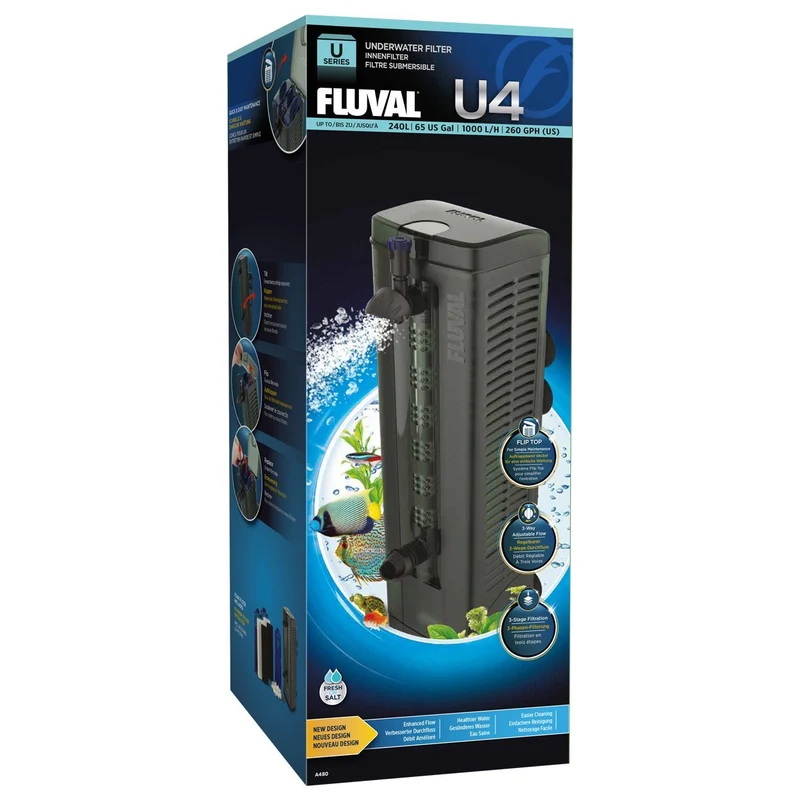 Filtre submersible U4 - Jusqu’à 240 L (65 gal US)