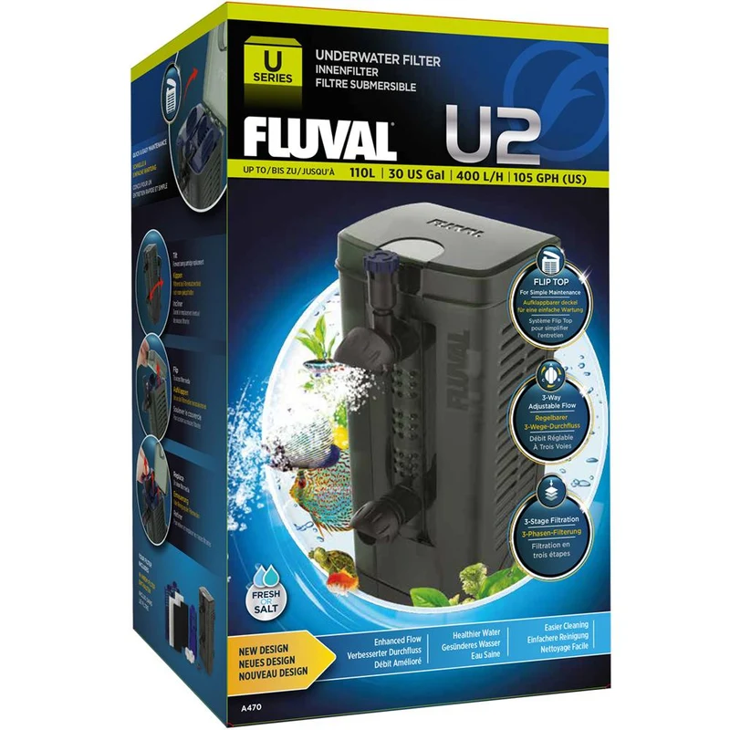 Filtre submersible U2 - Jusqu’à 110 L (30 gal US)